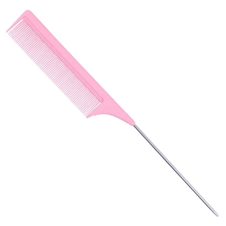 Professional Rat Tail Comb Heat Resistant Teasing Combs with Stainless Steel Pintail for Hair Styling Tool | Walmart (US)