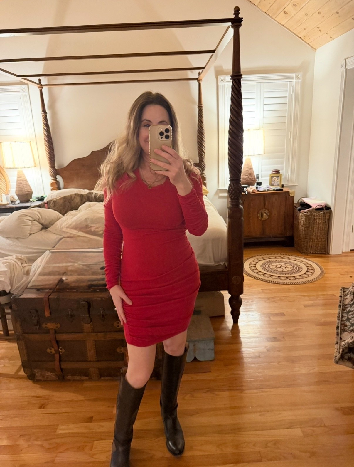 I literally wear my Frye boots with everything, even with a dress! #datenight 

#LTKStyleTip #LTKSeasonal