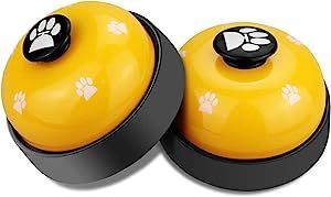 Comsmart Pet Training Bell, Set of 2 Dog Puppy Pet Potty Training Bells, Dog Cat Door Bell Tell B... | Amazon (US)