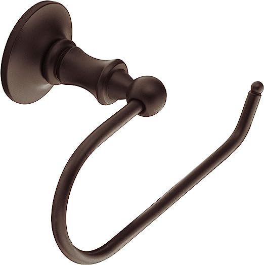 Moen DN6708ORB Danbury Collection European Single Post Toilet Paper Holder, Oil-Rubbed Bronze | Amazon (US)