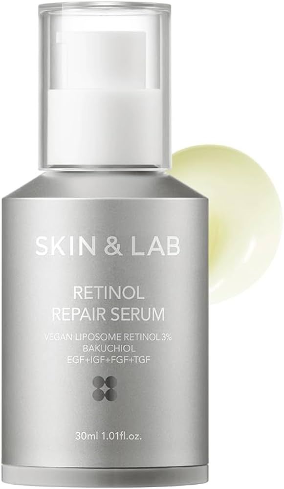 [SKIN&LAB] Retinol Repair Serum | Contains Vegan Retinol, Bakuchiol and Peptides| For Reduce Wrin... | Amazon (US)