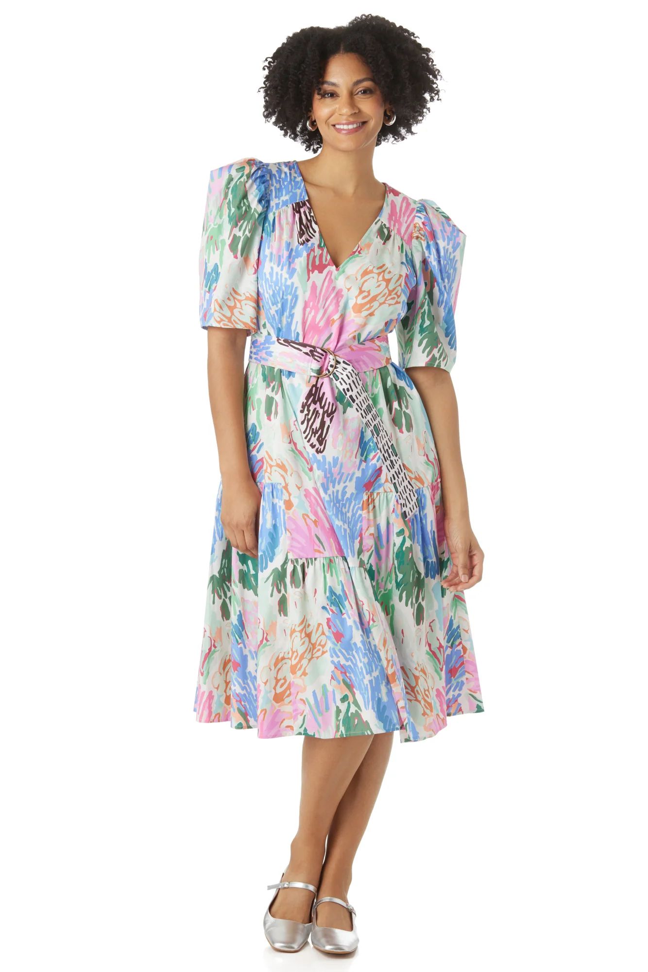 Odell Dress in Painted Garden | CROSBY by Mollie Burch | CROSBY by Mollie Burch