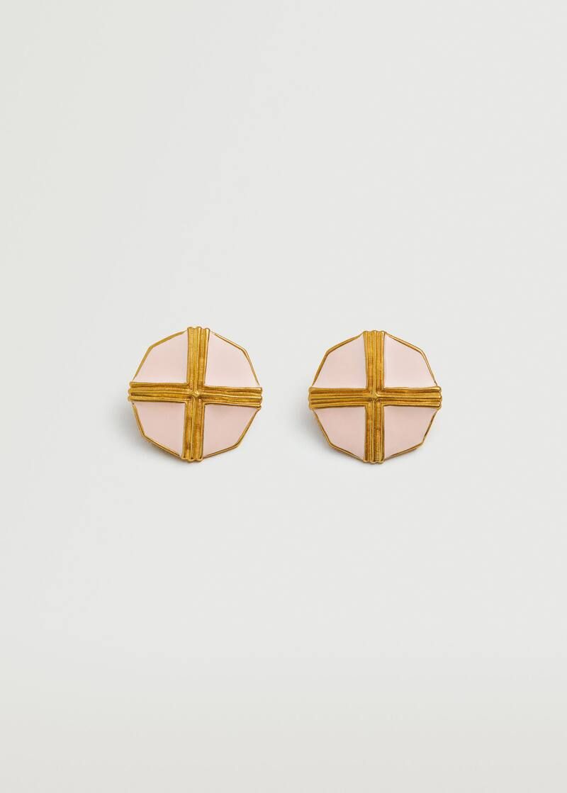 Geometric earrings | MANGO (US)