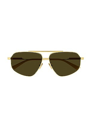 Light Ribbon Pilot Sunglasses | Revolve Clothing (Global)