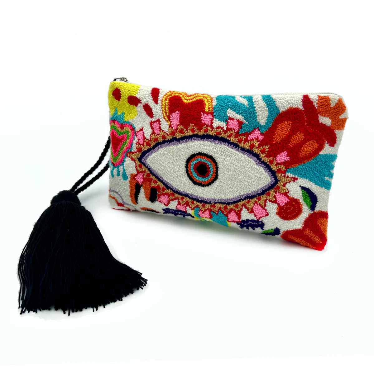 Wayuu Crochet Eye Clutch | Bolsa Nova Handbags