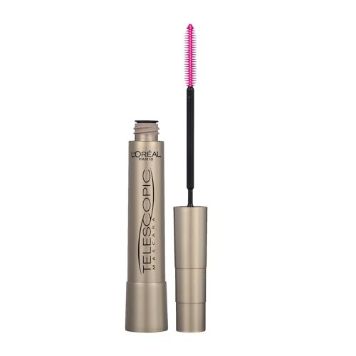 L'Oreal Paris Makeup Telescopic Original Lengthening, Lash Separating Mascara with Dual Precision Brush, Washable, Black Brown, 0.27 Fl Oz., 1 Count | Amazon (US)