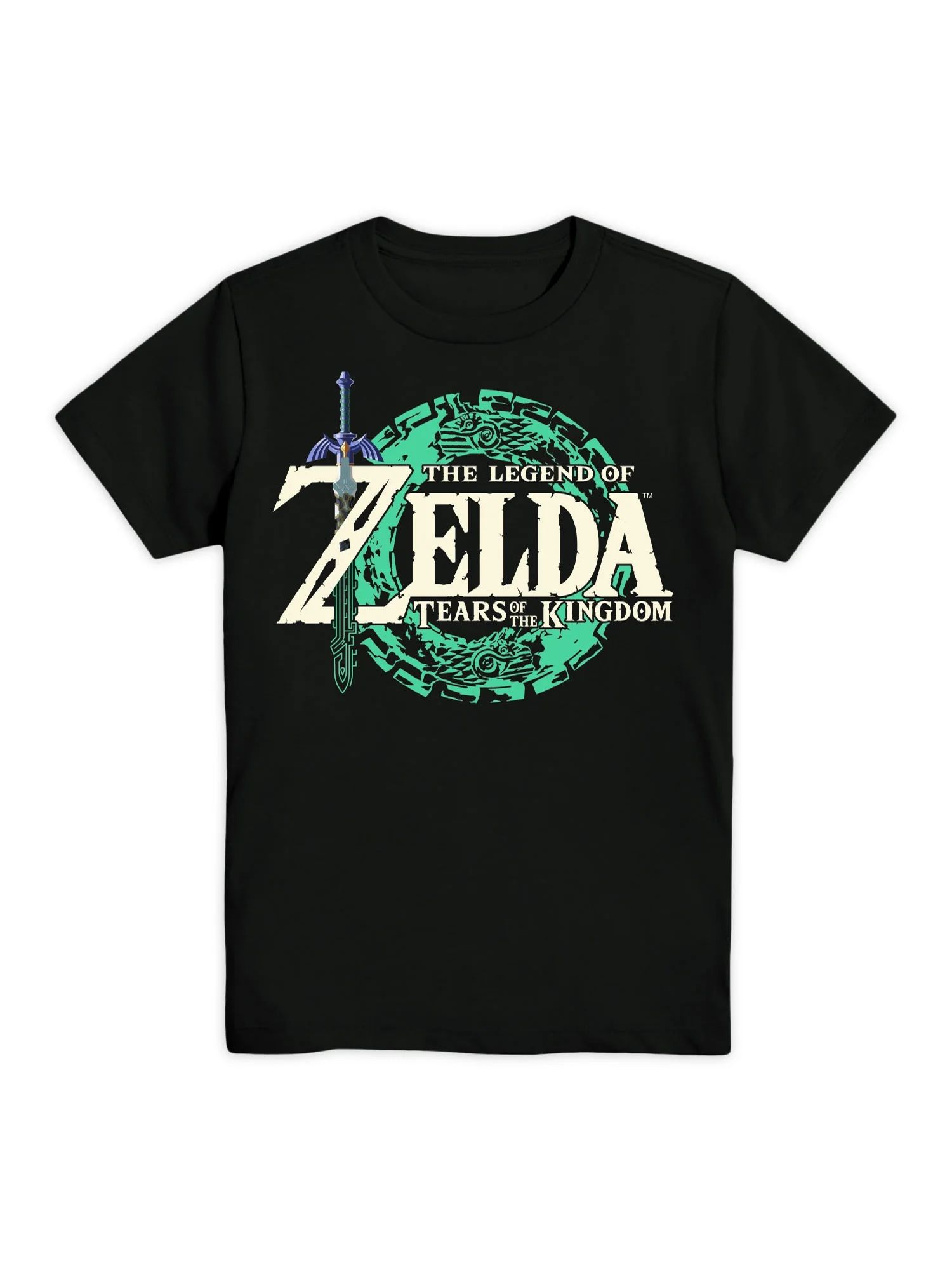 Zelda Totk Logo, Graphic Boys Crew Neck Short Sleeve T-Shirt, Sizes XS-2XL (Little Boys & Big Boy... | Walmart (US)