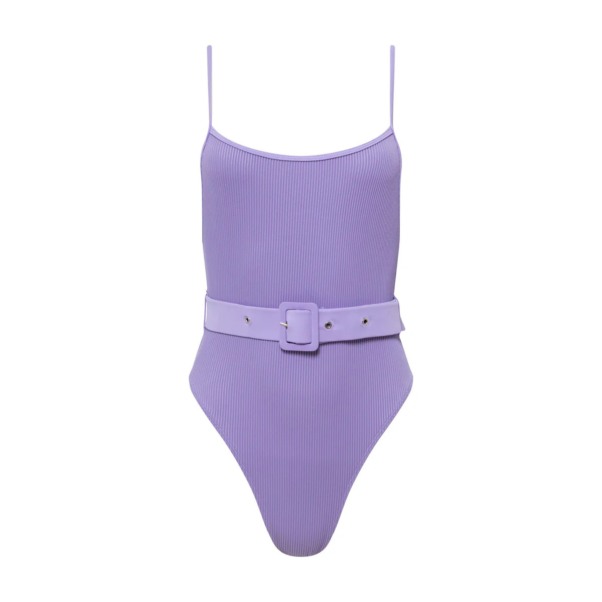 Carter Belted One Piece in Violet | Over The Moon