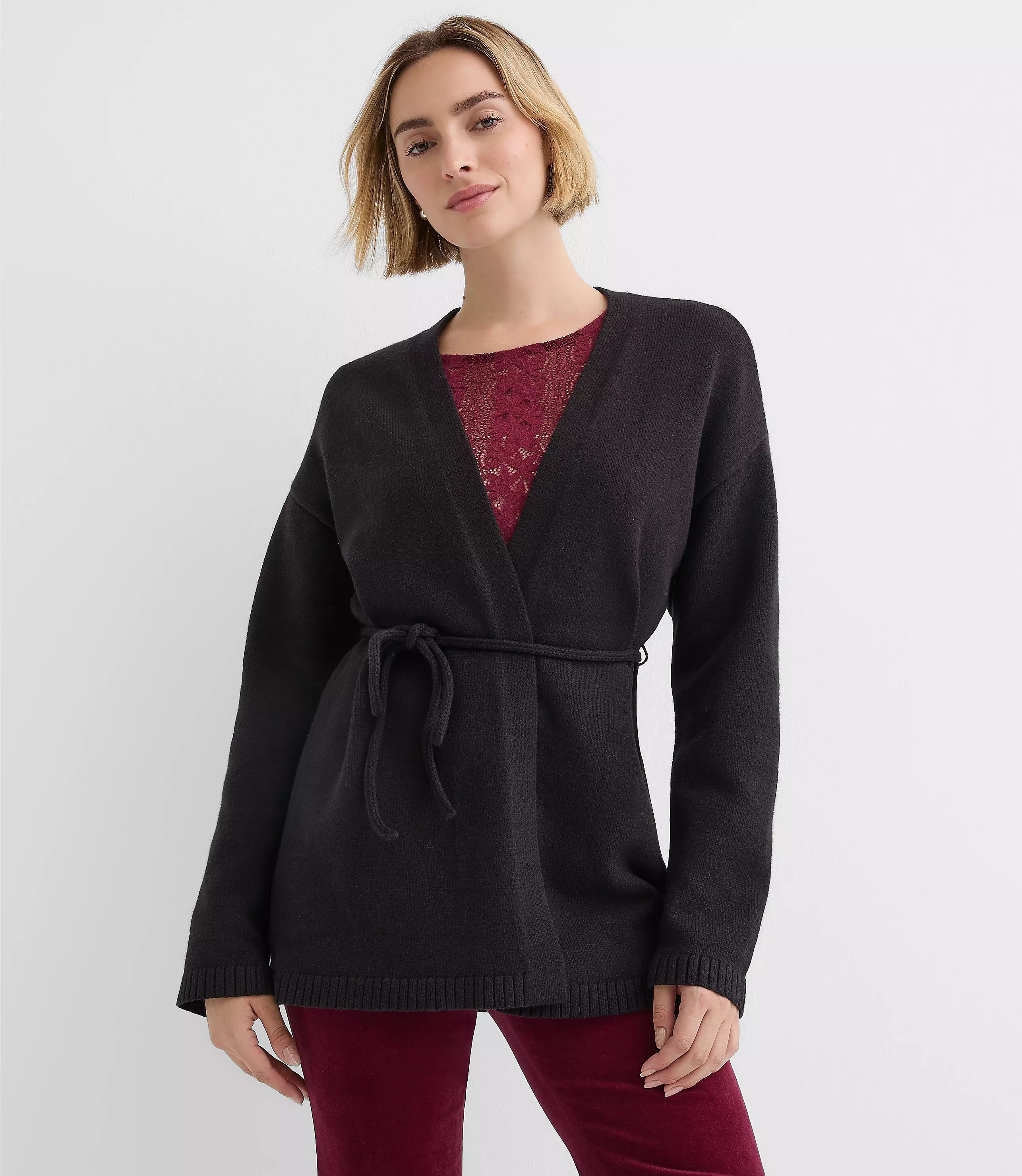Belted Cardigan | LOFT