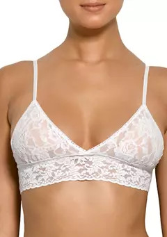 Signature Lace Padded Triangle Bralette | Belk