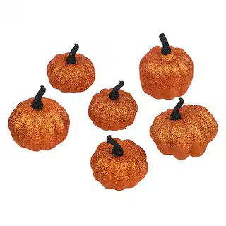 Glitter Orange Pumpkins by Ashland®, 9ct. | Michaels | Michaels Stores