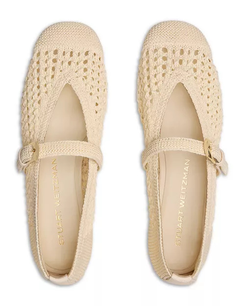 Women's Leora Mary Jane Crochet Flats | Bloomingdale's (US)