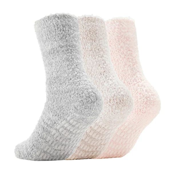 Breslatte Slipper Socks Ultra-Thick Fuzzy Socks with Grips for Women Non Slip Socks Womens Hospit... | Walmart (US)