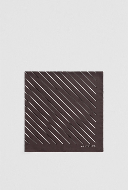 Silk Stripe Scarf | Country Road