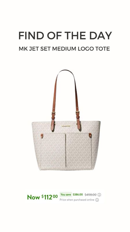 Michael kors tote on MAJOR sale! This is a huge steal! I’m obsessed with the white!! 

#LTKsalealert #LTKstyletip