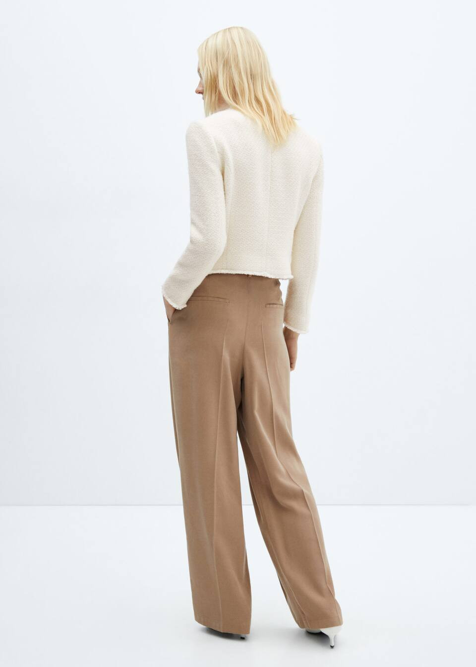 Pocket tweed jacket -  Women | Mango USA | MANGO (US)