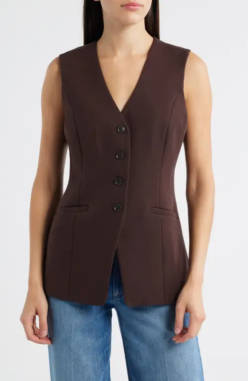 PAIGE Campanelli Vest in Java at Nordstrom, Size 8 | Nordstrom