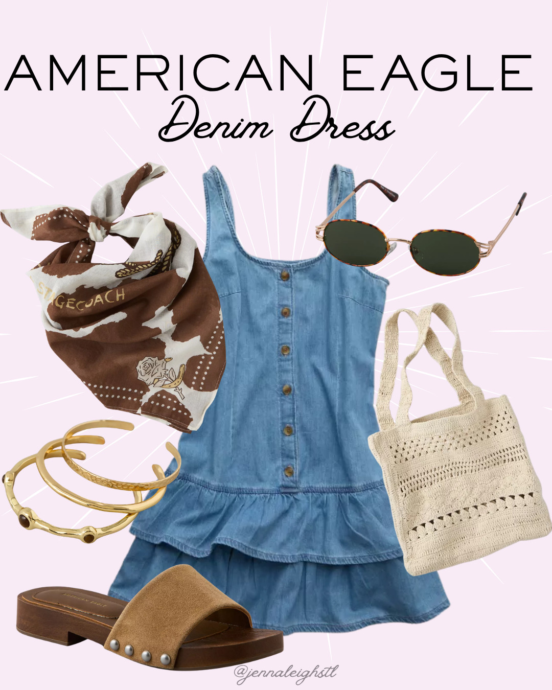 This entire American Eagle outfit is on sale. The perfect time to grab a full look for less with all the pieces discounted. 

 #LTKootd #LTKSaleAlert #LTKMidsize