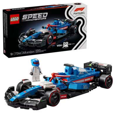 LEGO Speed Champions Visa Cash App RB VCARB 01 F1 Race Car Model Kit 77246 | Target