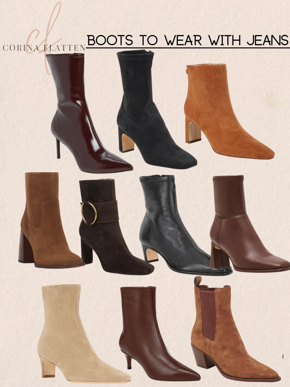 Taller shaft boots work with all types of jeans

Dolce vita, Nordstrom, Target, heeled boot, kitten heel, block heel, buckle,!pointed toe, staud, winter, dress boot

#LTKSaleAlert #LTKFindsUnder50 #LTKOver40