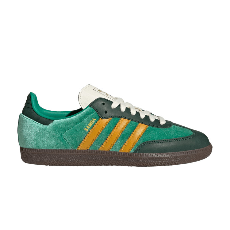 Wmns Samba OG 'Green Preloved Yellow Velvet' | GOAT