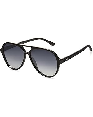 SOJOS Classic Polarized Aviator Sunglasses for Women Men, Retro Trendy Aviators Shades SJ2201 | Amazon (US)