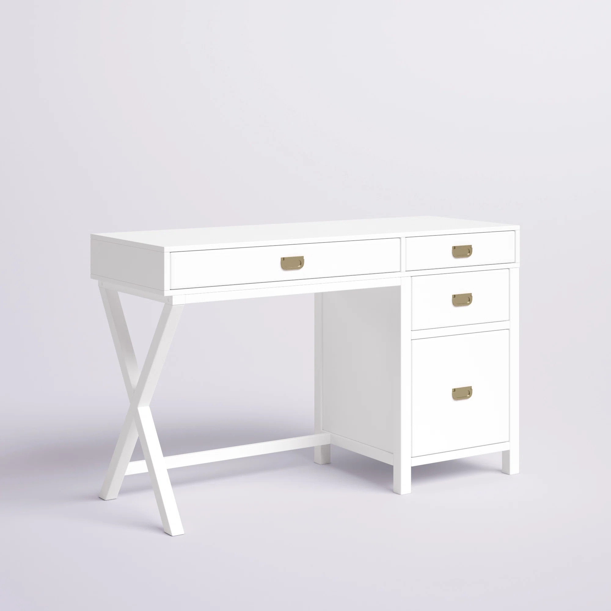 Beachcrest Home™ Halstad Modern Writing Desk with Drawers & Reviews | Wayfair | Wayfair North America