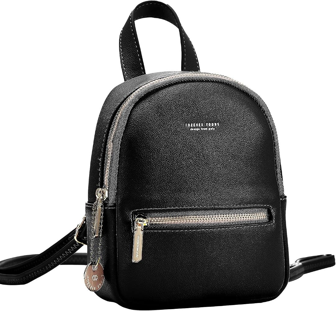 Mini Backpack Purse For Women, Small size Leather Backpacks For Lady Cute Wallet Backpacks Tiny B... | Amazon (US)