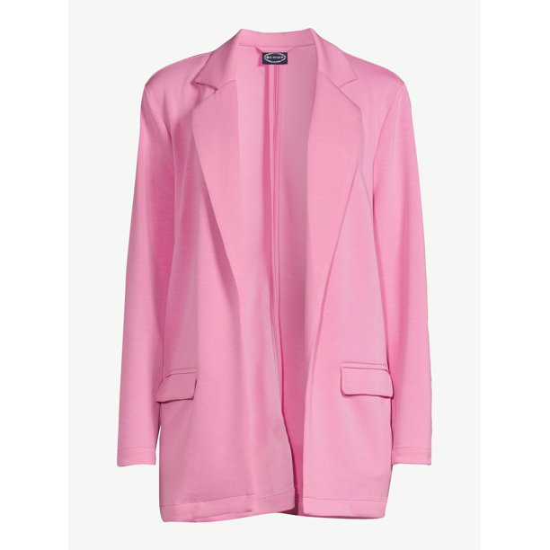 Scoop Women's Scuba Knit Blazer, Sizes XS-XXL - Walmart.com | Walmart (US)