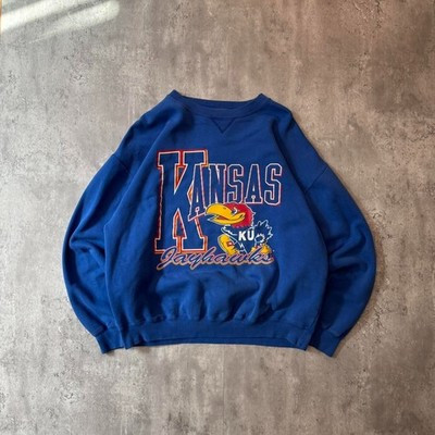 Vintage 90’s Kansas Jayhawks Big Graphic Sweatshirt AN64517 | eBay US