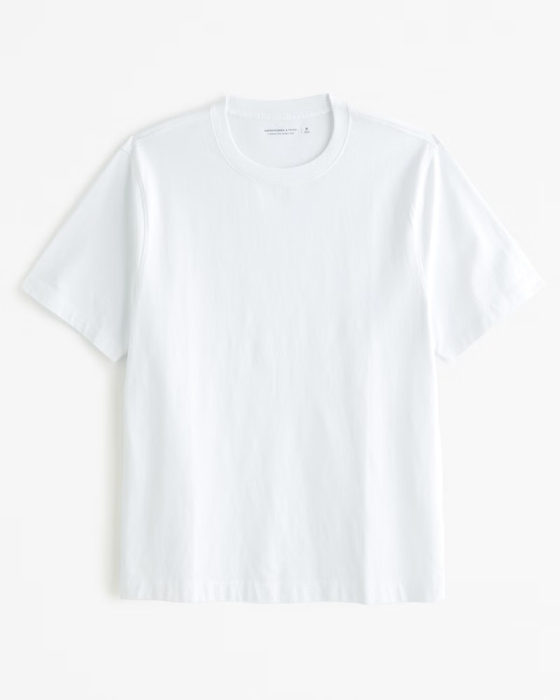 Abercrombie & Fitch Men's Classic Polished Tee in White - Size XXL | Abercrombie & Fitch (US)