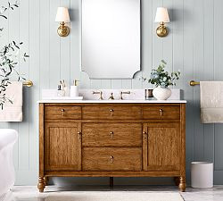 Summerville 54" Single Wide Sink Vanity | Pottery Barn (US)
