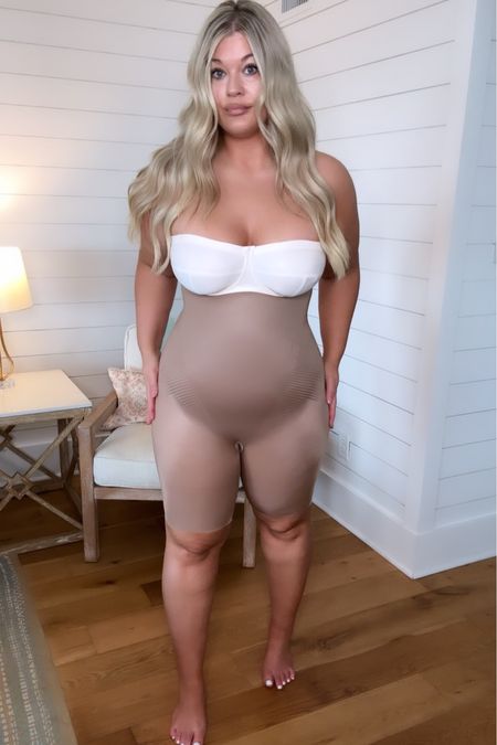 Spanx Shapewear is always a 10/10! Wearing size XL in their invisible shorts and they do not roll down! My code is active I think! OLIVIAFXSPANX ❤️

#LTKwedding #LTKmidsize
