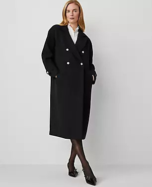 Double Breasted Dolman Sleeve Coat | Ann Taylor (US)