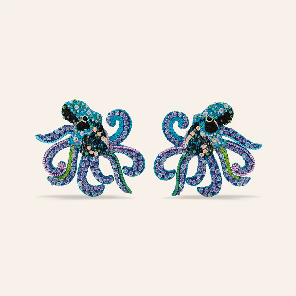 Luxe Pulpo Earrings | Mignonne Gavigan