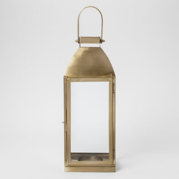 Metal Lantern - Gold - Smith & Hawken™ | Target