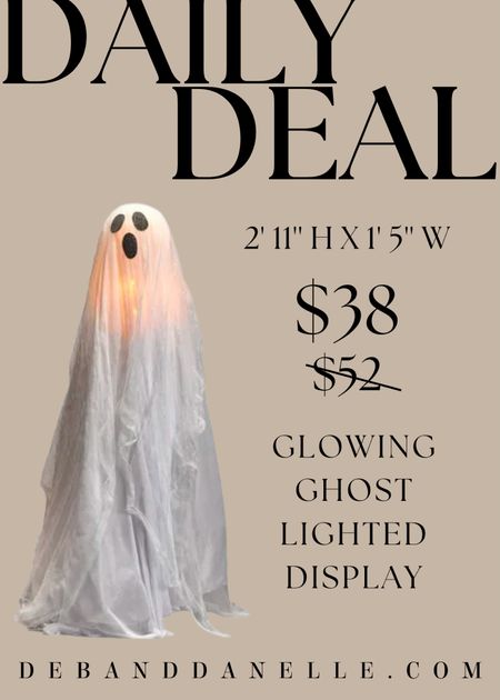 This Halloween ghost for your porch is on great sale!! It’s a perfect pottery barn dupe 👻

#LTKFind #LTKSeasonal #LTKsalealert