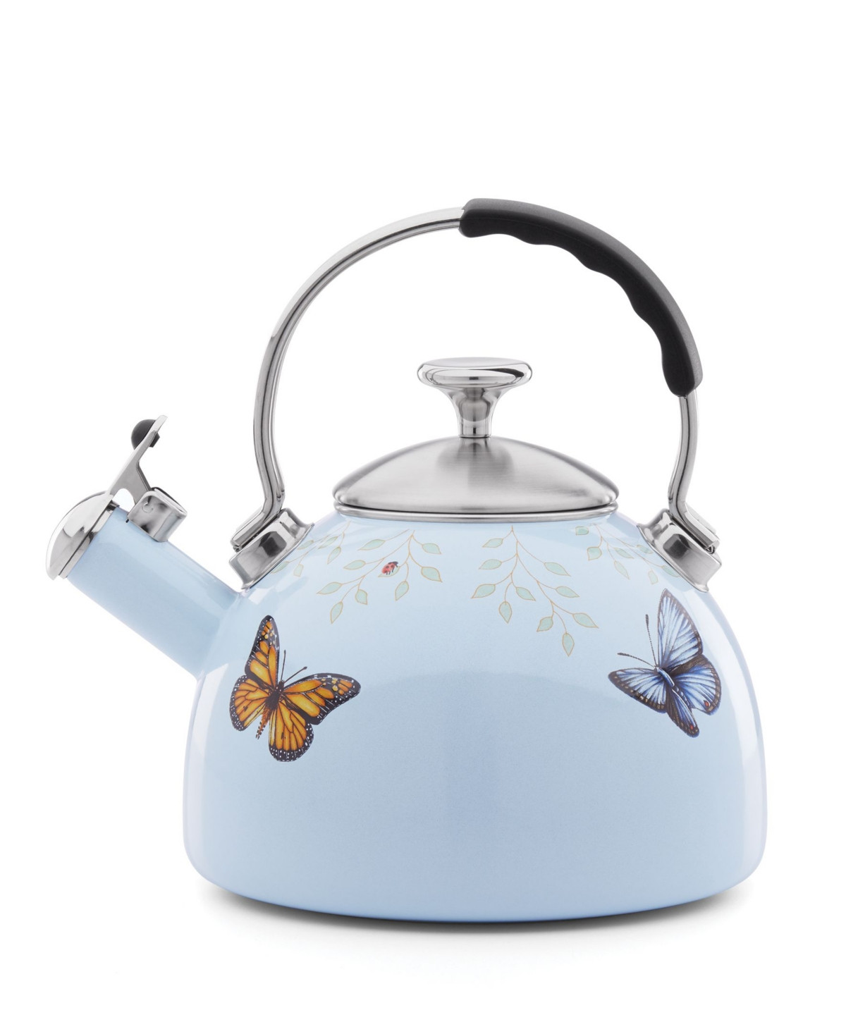 Lenox Butterfly Meadow Kitchen 2.5 quart Blue Tea Kettle | Macys (US)