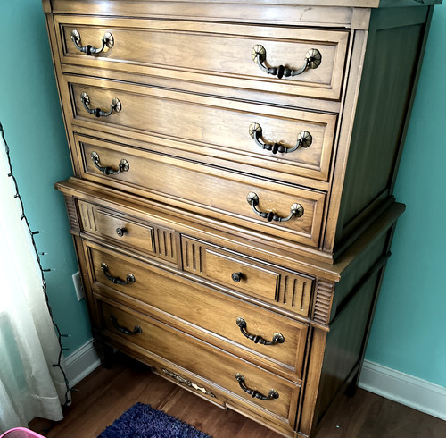 Vintage tall boy dresser  | eBay | eBay US