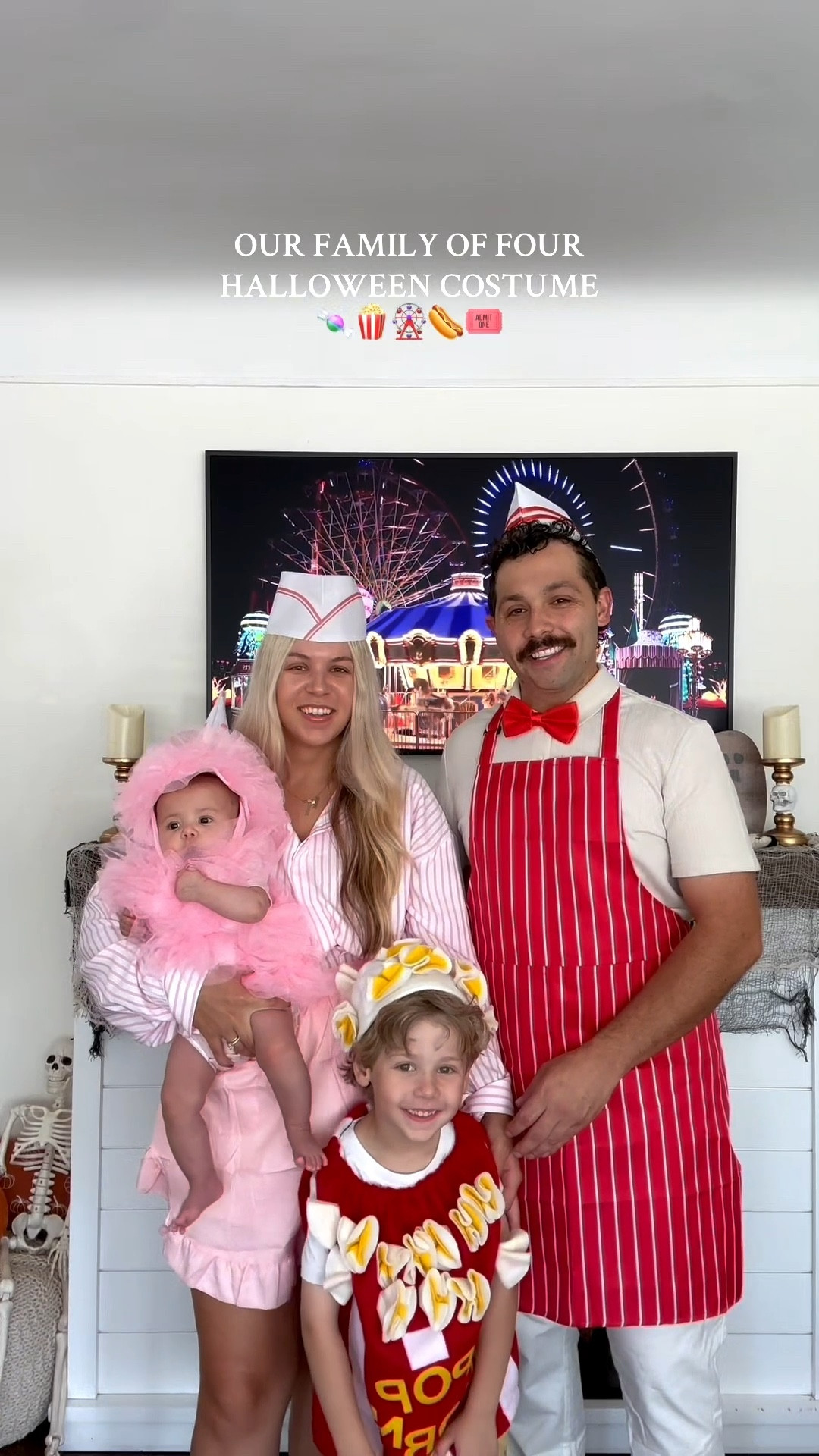 Family of four Halloween costume 🩵💕

#LTKFamily #LTKHalloween #LTKKids