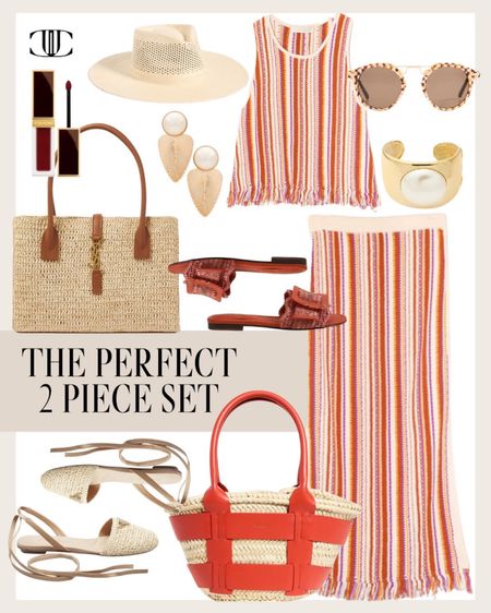 I love a fabulous two piece set and I’ve put together a variety of looks for you all today with these pieces. I love the versatility of a matching set and also how easy they are…no more trying to figure out a top or bottom that matches.  

Two piece set, espadrilles, sunglasses, maxi skirt, slides, summer outfit, travel outfit 

#LTKover40 #LTKstyletip #LTKshoecrush