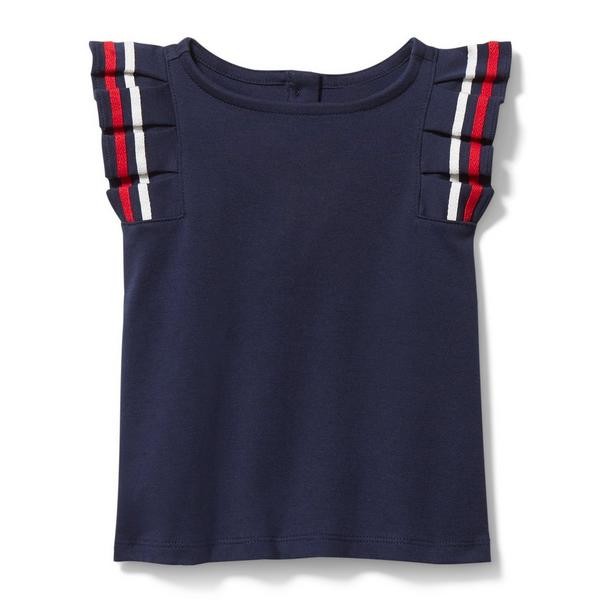 Pleated Sleeve Top | Janie and Jack