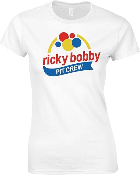 Swaffy Tees 65 Ricky Bobby Pit Crew Funny Women’s Tee Shirt | Amazon (US)