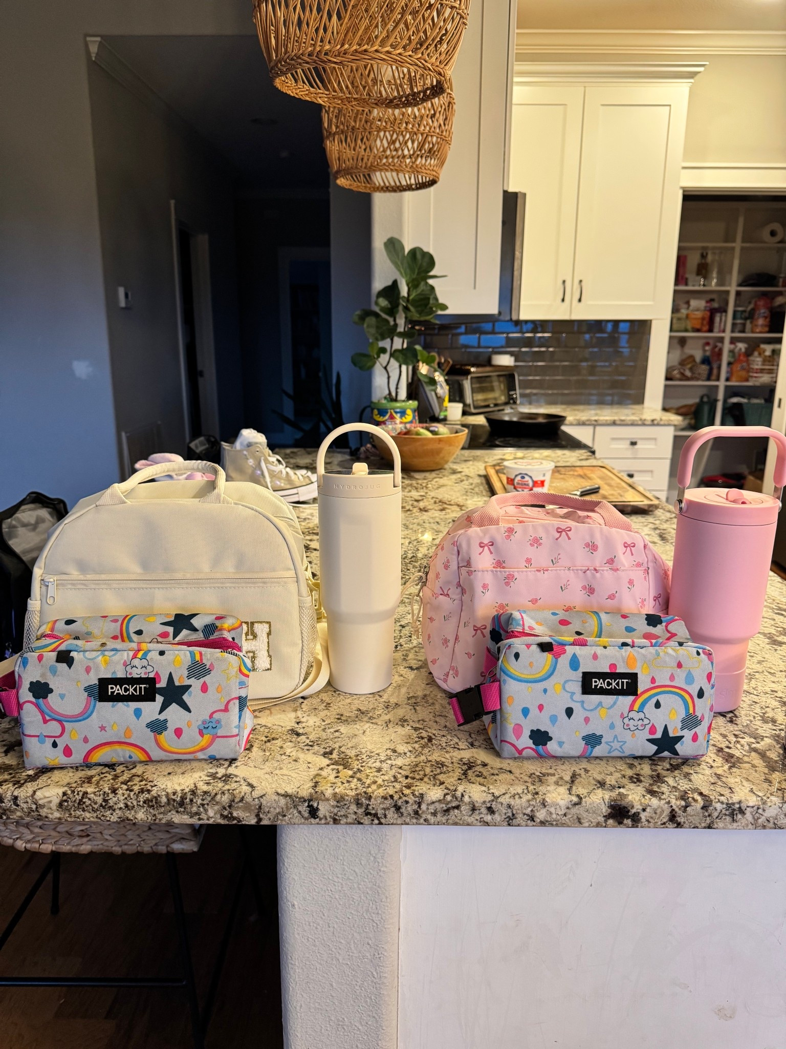 The BEST AND CUTEST lunch box/snack pack/tumbler combo for school-age girls! 💓 

The lunch bags are insulated and the snack packs are freezer packs that stay cold all day!

#LTKKids #LTKHome