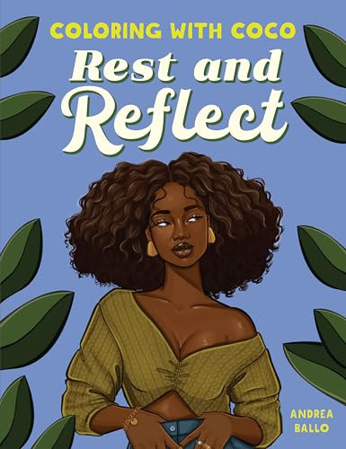Coloring with Coco: Rest and Reflect: Relaxing Bold and Easy Coloring Book for Adults and Teens | Amazon (US)