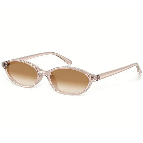 phikttu Sunglasses Womens Retro Oval Sunglasses for Women - Cat Eye 90s Glasses Y2K UV400 Lightweight Narrow Shades | Amazon (US)