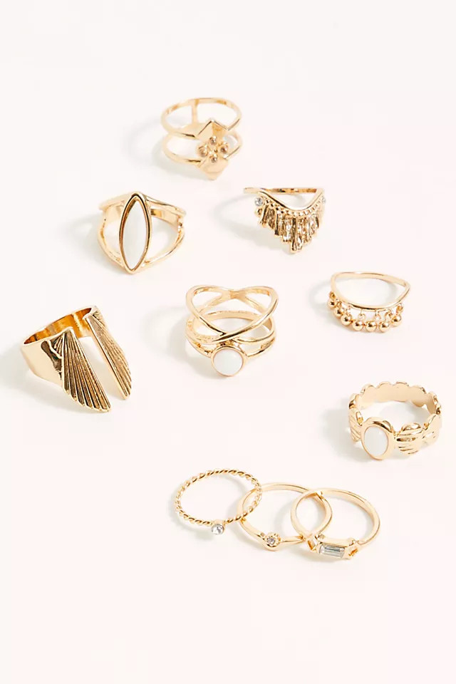 Ring On Every Finger Set | Free People (Global - UK&FR Excluded)