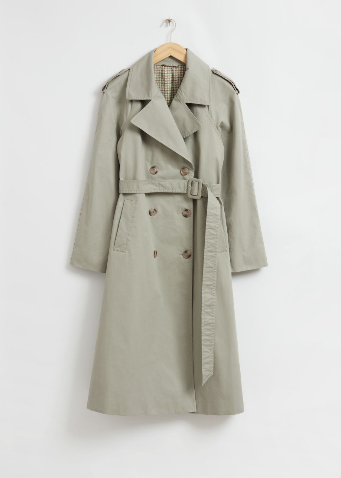 Classic Relaxed Trench Coat - Green | & Other Stories US