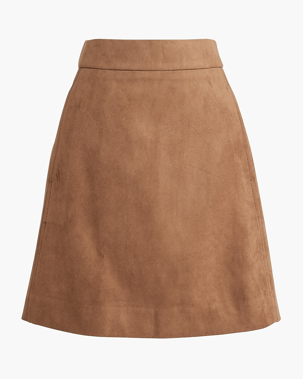 Faux-suede A-line mini skirt | J.Crew Factory