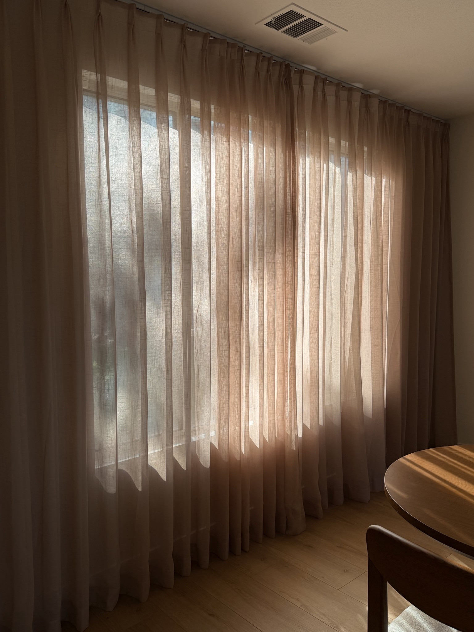 Custom curtains are Flynn Sheer in Light Brown 🤎 these are very sheer so for more privacy I multiplied each panel width 1.25x (you can go up to 2x for even more privacy!)

Use code MICHELLELEI at checkout for a discount! 

#LTKHome